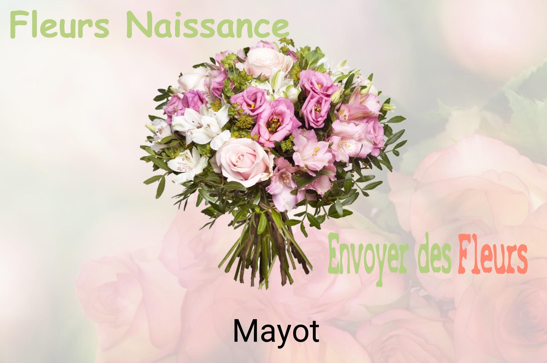 Bouquet de fleurs de naissance livré à Mayot